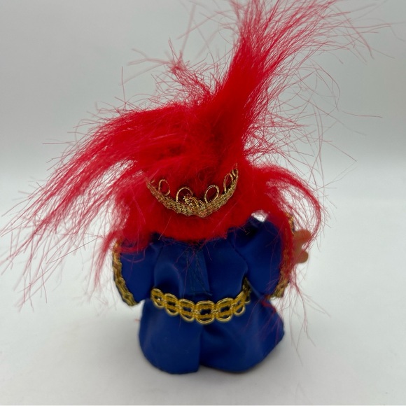 2001 Playmates Troll Company King Azul TT Totally Troll Doll 5” Hidden Message - Picture 7 of 11